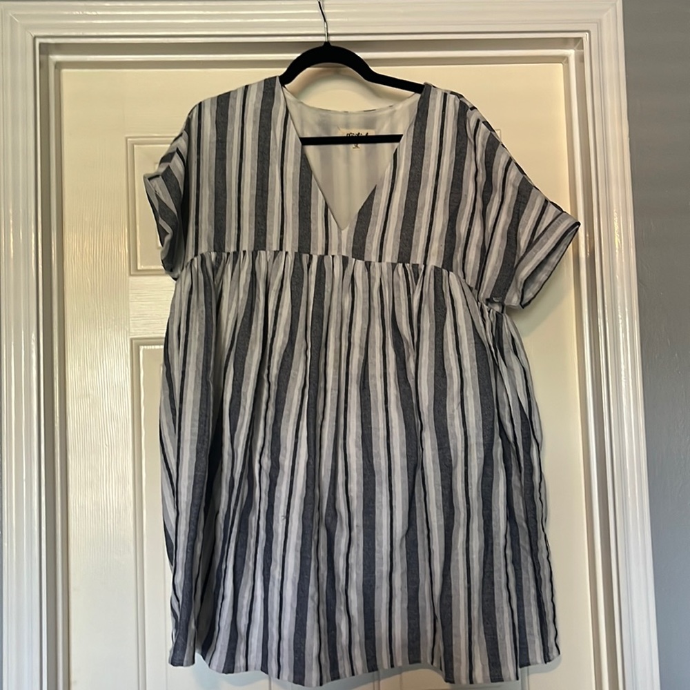 Striped Babydoll Dress